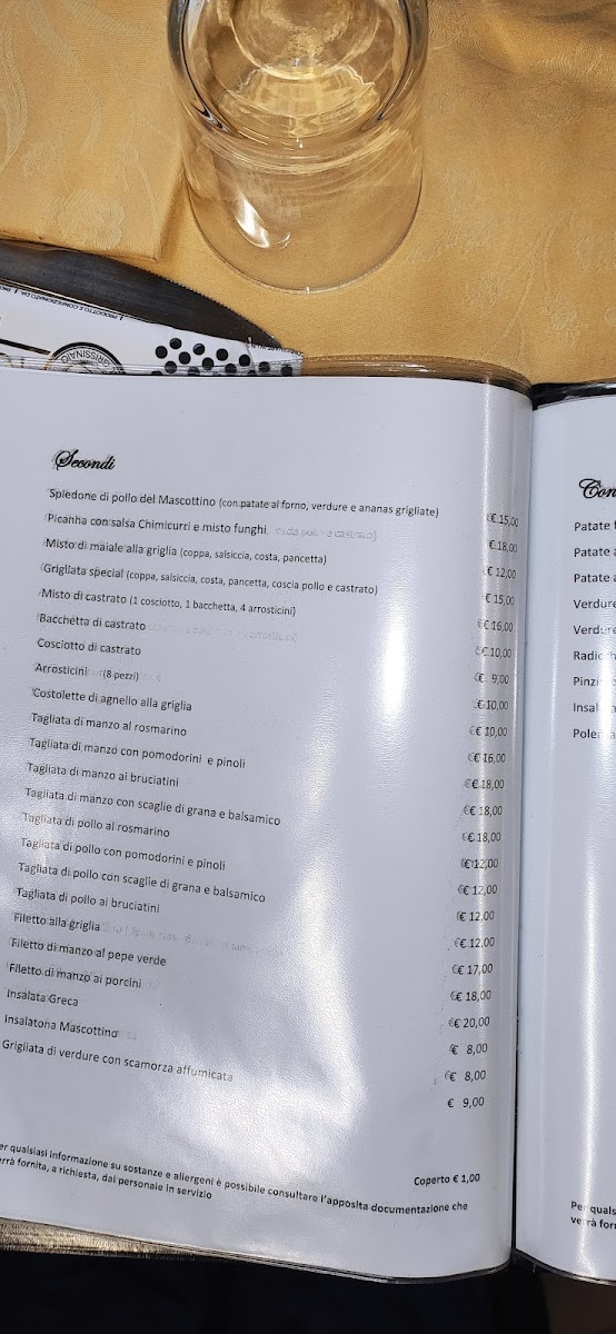 Menu Trattoria Dal Mascottino-8